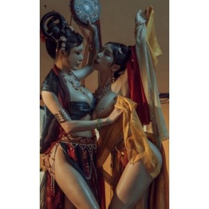 斗鱼超人气美女模特主播COS网红浮力姬大球女神秋和柯基最新散播合集73V38G